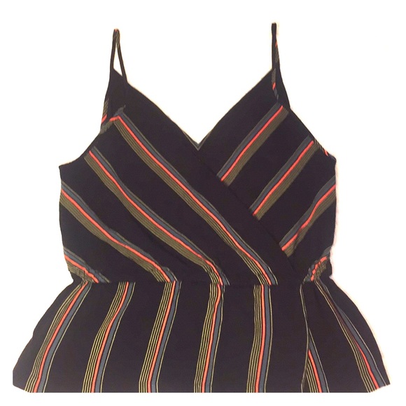 Free People Tops - Free People cropped striped v-neck tank